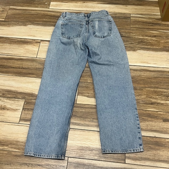 Topshop Women's Wide-Leg Jeans Blue Light Wash Size 29 - Picture 7 of 9